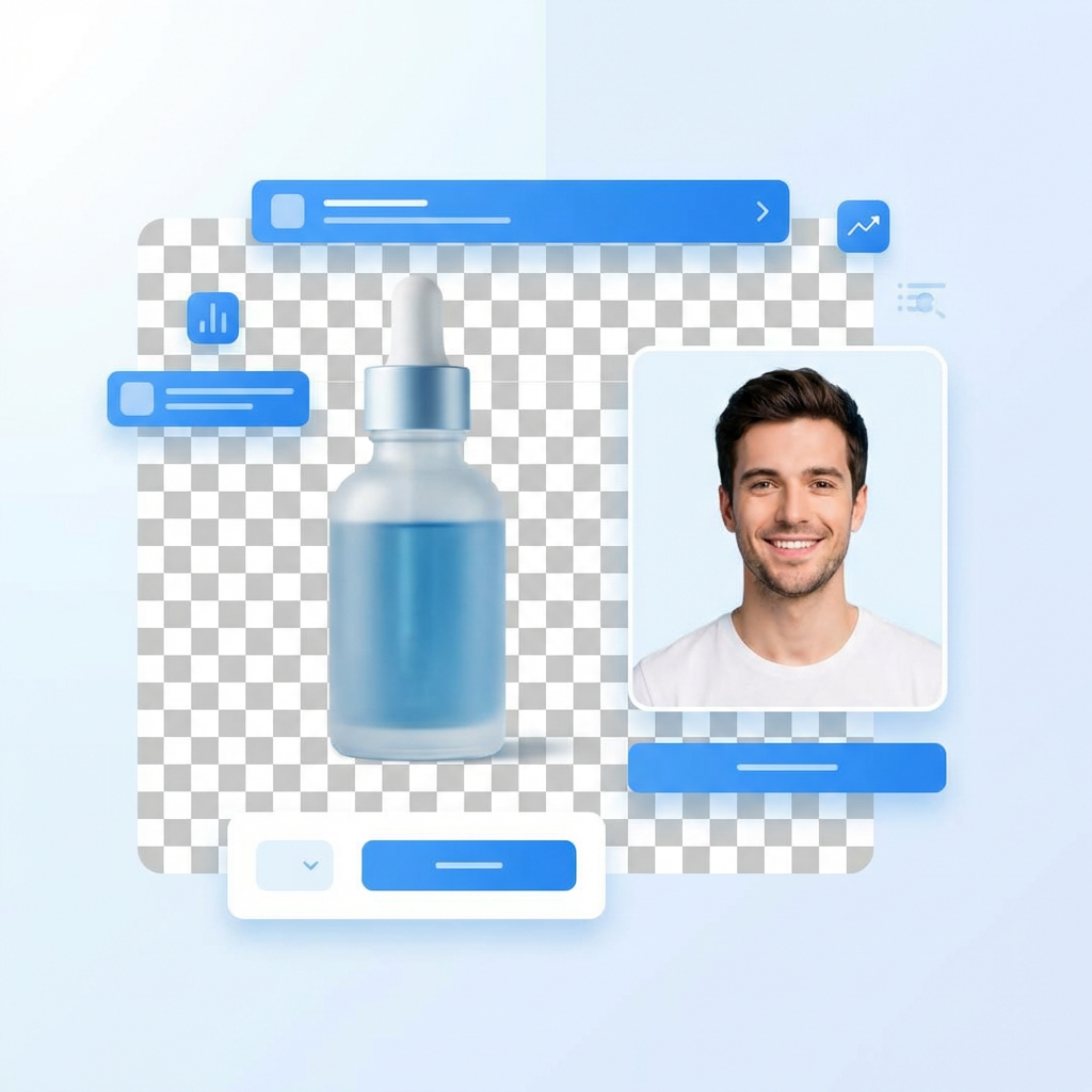 Looksy AI background remover product and portrait cutout artwork