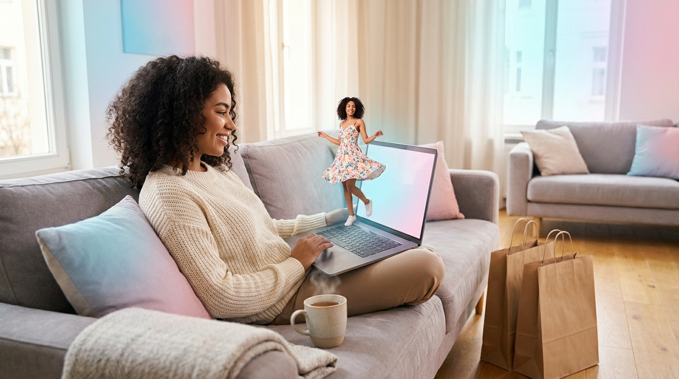 Try on clothes before buying online — virtual fitting at home