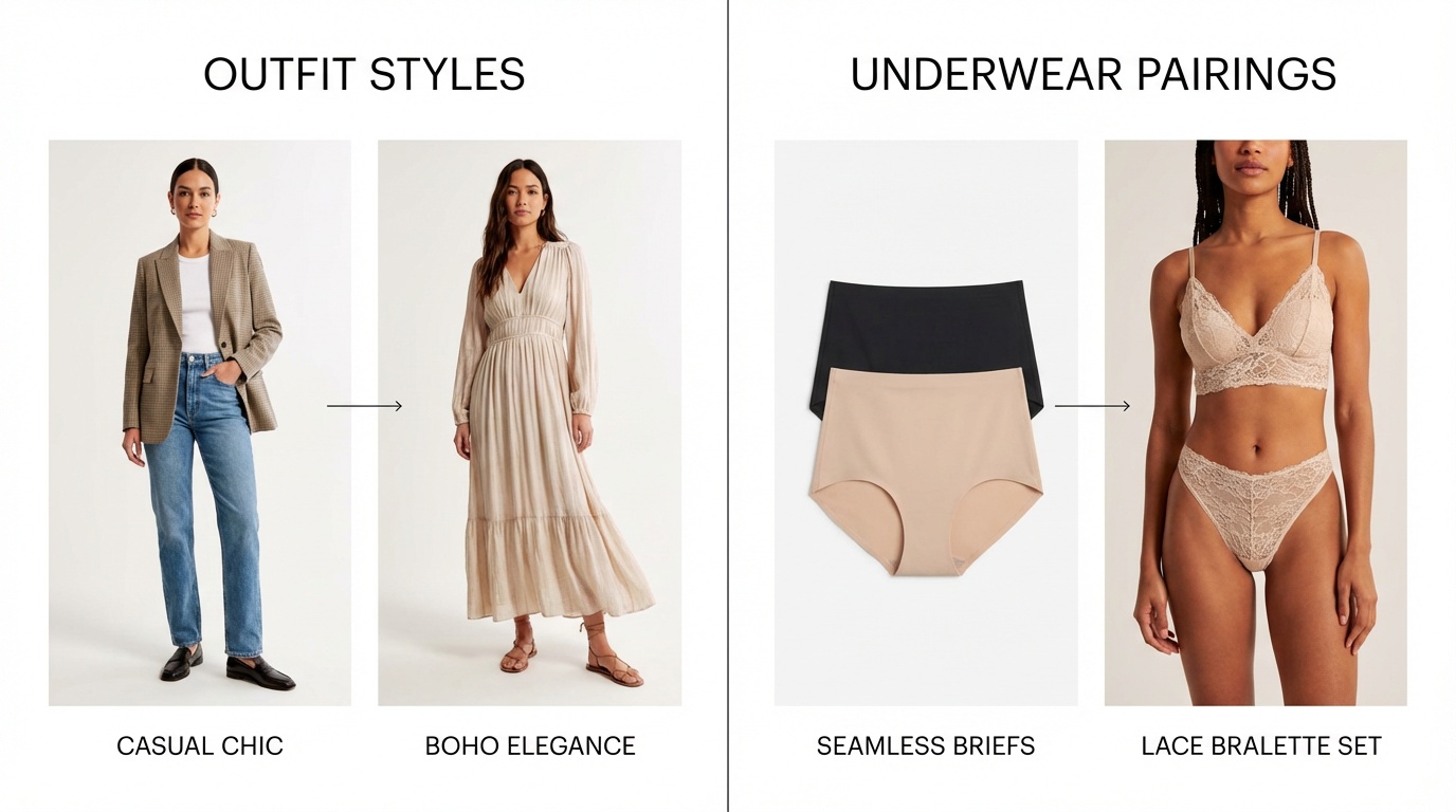 Underwear styles guide for different outfits